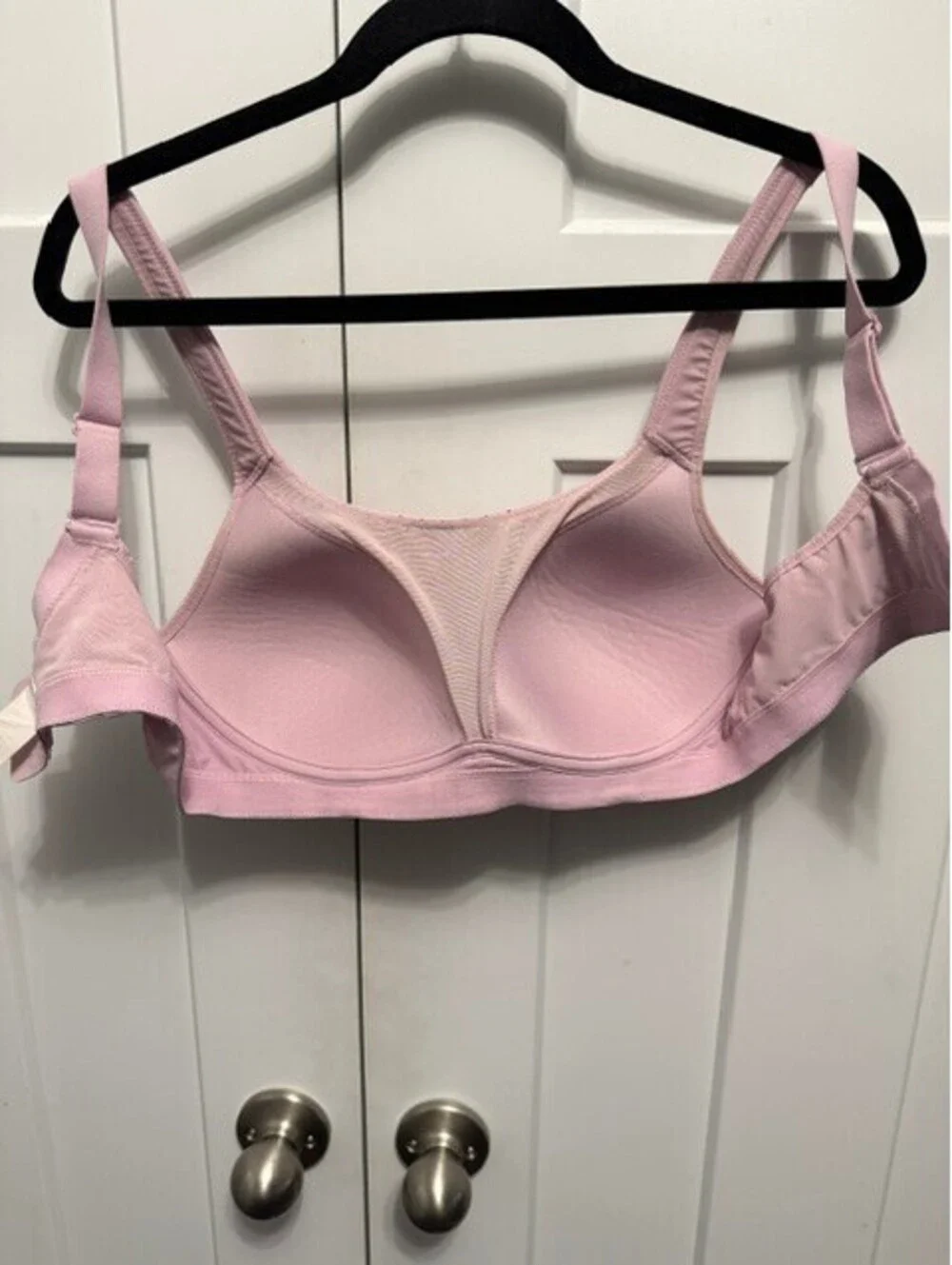 Lululemon Run times sports bra in lilac sweat wicking fabric size 36C